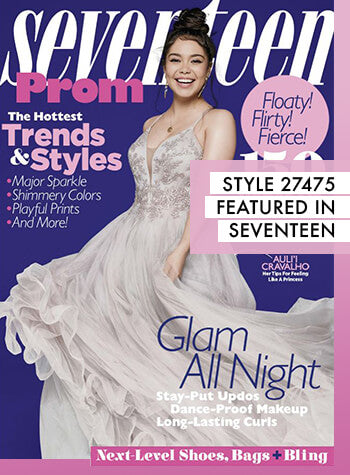 Prom Dress Featured on Seventeen Prom Cover