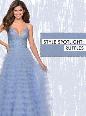 Prom Dresses with Ruffles