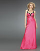 Picture of: Long Halter Prom Gown with Criss Cross Back Detail in Pink, Style: 14315, Main Picture
