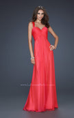 Picture of: Sweetheart Neckline Prom Dress with Twisted Back in Pink, Style: 17521, Detail Picture 3