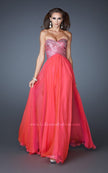 Picture of: Embellished Long Prom Dress with Sequined Bodice in Pink, Style: 18342, Detail Picture 2