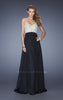 Picture of: Fully Embellished Strapless Chiffon Prom Dress in Black, Style: 20061, Detail Picture 2