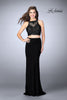 Picture of: Two Piece Beaded Lace Prom Dress with Jersey Skirt in Black, Style: 23908, Detail Picture 1