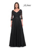 Picture of: Black Evening Dress with Rhinestones and Lace in Black, Style: 31776, Main Picture