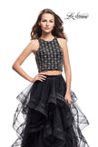 Picture of: Two Piece Ball Gown with Tulle Skirt and Beading in Black, Style: 26233, Main Picture