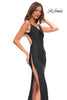 Picture of: Trendy Prom Dress with High Side Slit in Black, Style: 30437, Detail Picture 1