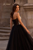 Picture of: Unique Rhinestone Top with Tulle Skirt Prom Dress in Black , Style 32704, Detail Picture 2