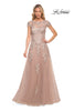Picture of: Gorgeous Lace and Tulle Gown with Full Skirt and Sleeves in Pink, Style: 29829, Main Picture