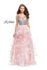 Picture of: Beaded Bodice Ball Gown with Tulle Skirt in Blush, Style: 26223, Main Picture