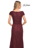 Picture of: Lace Off The Shoulder Cap Sleeve Evening Dress, Style: 27982, Detail Picture 12