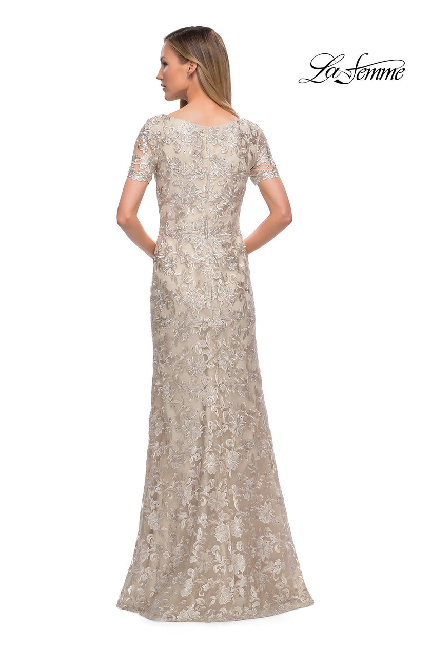 Picture of: Beautiful Lace Mother of the Bride Dress with Short Sleeves, Style: 29161, Detail Picture 8