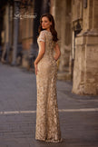 Picture of: Beautiful Lace Mother of the Bride Dress with Short Sleeves, Style: 29161, Back Picture
