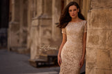 Picture of: Beautiful Lace Mother of the Bride Dress with Short Sleeves, Style: 29161, Detail Picture 4, Landscape