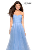 Picture of: Strapless Lace Ball Gown with Sweetheart Neckline in Cloud Blue, Style: 27135, Detail Picture 1