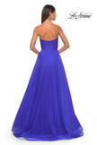 Picture of: Sweetheart Tulle and Rhinestone Prom Dress with Illusion Detail in Electric Blue, Style: 31997, Detail Picture 9