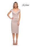 Picture of: Chic Short Evening Dress with Pleating in Pink, Style: 30110, Detail Picture 7