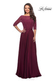 Picture of: Modern gown with beaded bodice and empire waist in Garnet, Style: 25011, Detail Picture 1