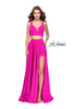 Picture of: Two Piece Prom Dress with Shorts and Strappy Back in Hot Pink, Style: 25288, Detail Picture 1