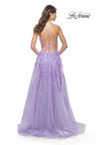 Picture of: Fabulous A-Line Gown Embellished with Sequin Beaded Applique in Lavender, Style: 32032, Detail Picture 8