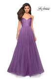 Picture of: Simple Tulle Prom Dress with Sweetheart Neckline in Lavender, Style: 27535, Detail Picture 4