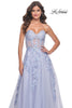 Picture of: Sweetheart Strapless Gown with Beautiful Lace Applique in Light Periwinkle, Style: 32082, Main Picture