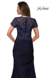 Picture of: Satin Evening Dress with Lace and Scoop Neckline, Style: 27989, Detail Picture 15