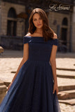 Picture of: Tulle Off the Shoudler A-line Dress with Rhinestones, Style: 28051, Detail Picture 1