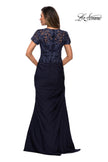 Picture of: Satin Evening Dress with Lace and Scoop Neckline, Style: 27989, Detail Picture 5