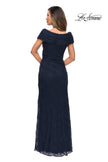 Picture of: Lace Off The Shoulder Cap Sleeve Evening Dress, Style: 27982, Detail Picture 7