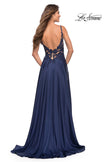 Picture of: Gorgeous Satin Gown with Sheer Lace Bodice, Style: 30580, Detail Picture 2