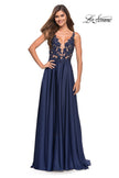 Picture of: Gorgeous Satin Gown with Sheer Lace Bodice, Style: 30580, Detail Picture 5