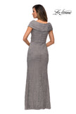 Picture of: Lace Off The Shoulder Cap Sleeve Evening Dress, Style: 27982, Detail Picture 14