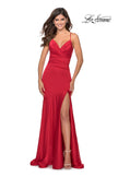 Picture of: Prom Dress with Ruching and Sweetheart Neckline in Red, Style: 28720, Detail Picture 1