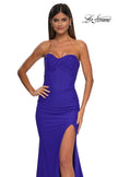 Picture of: Strapless Jersey Evening Dress with Unique Corset Top in Royal Blue, Style: 32843, Detail Picture 9