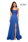 Picture of: Floor Length Prom Dress with Beaded Bust Detail in Royal Blue, Style: 27293, Detail Picture 3