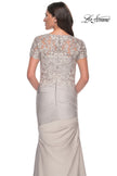 Picture of: Satin Evening Dress with Lace and Scoop Neckline, Style: 27989, Detail Picture 20