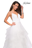 Picture of: Tulle A Line Dress with Plunging Sweetheart Neckline in White, Style: 27024, Main Picture