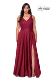 Picture of: A-line Plus Size Dress with Lace Sequin Bodice in Wine, Style: 29004, Detail Picture 4