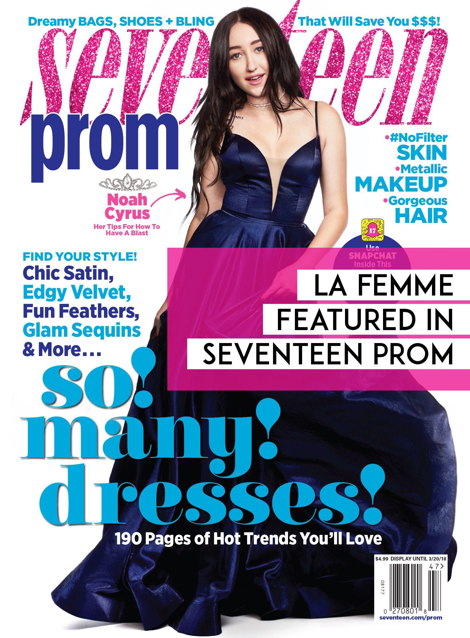 La Femme featured in Seventeen Prom Edition 2018! | La Femme