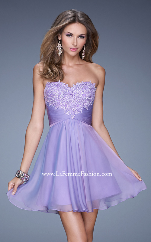 La Femme Short Dresses Style #20574 | La Femme