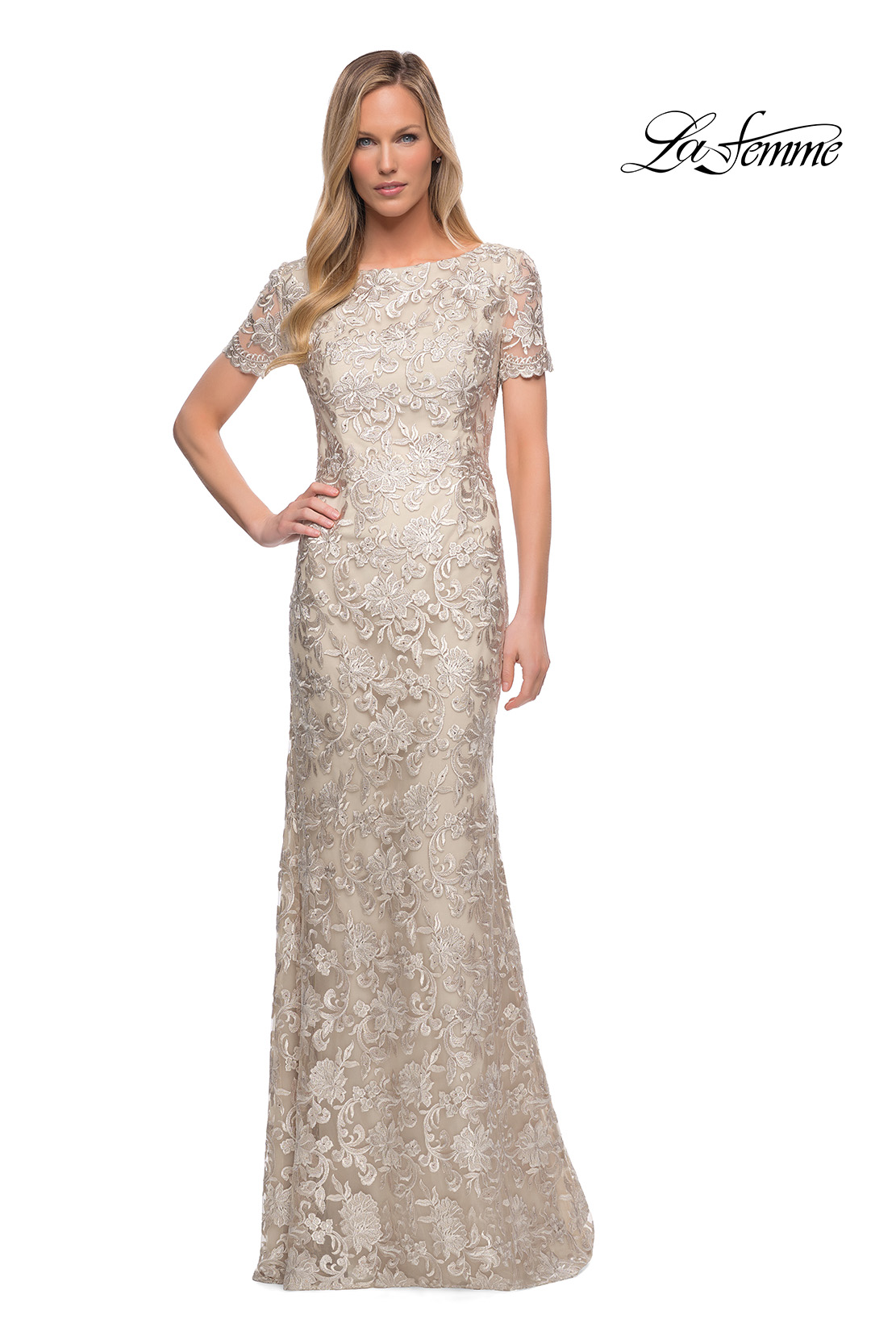 champagne mother of groom dress