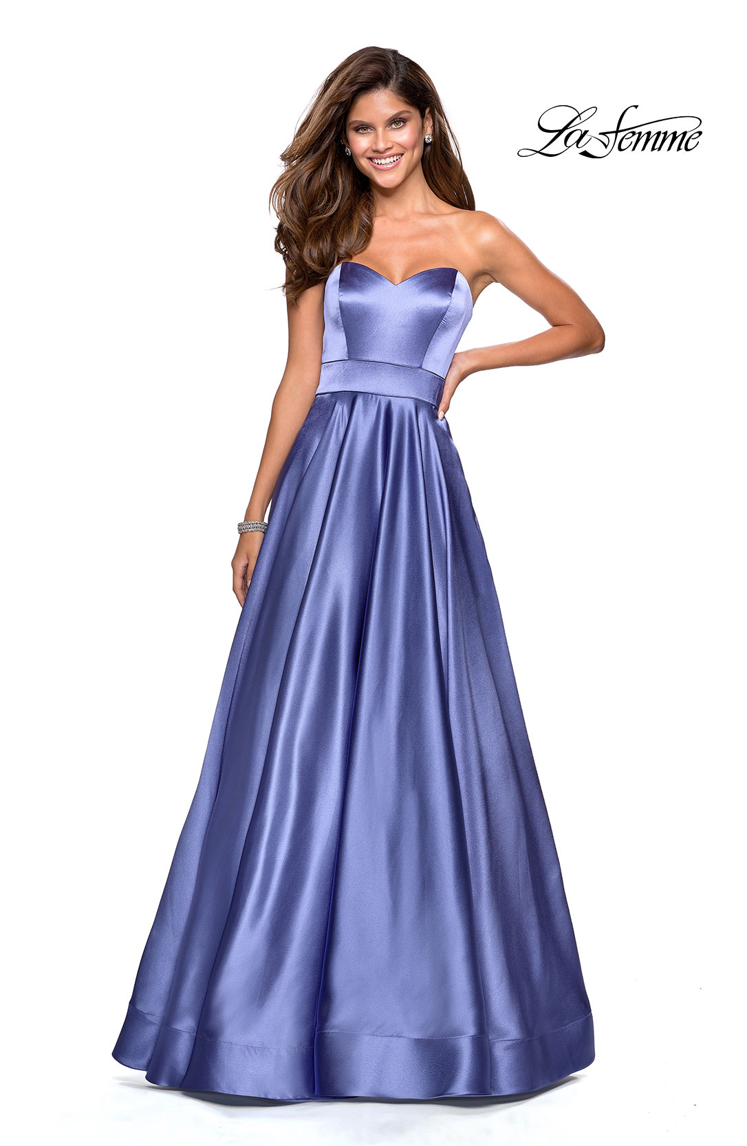 periwinkle ball gown