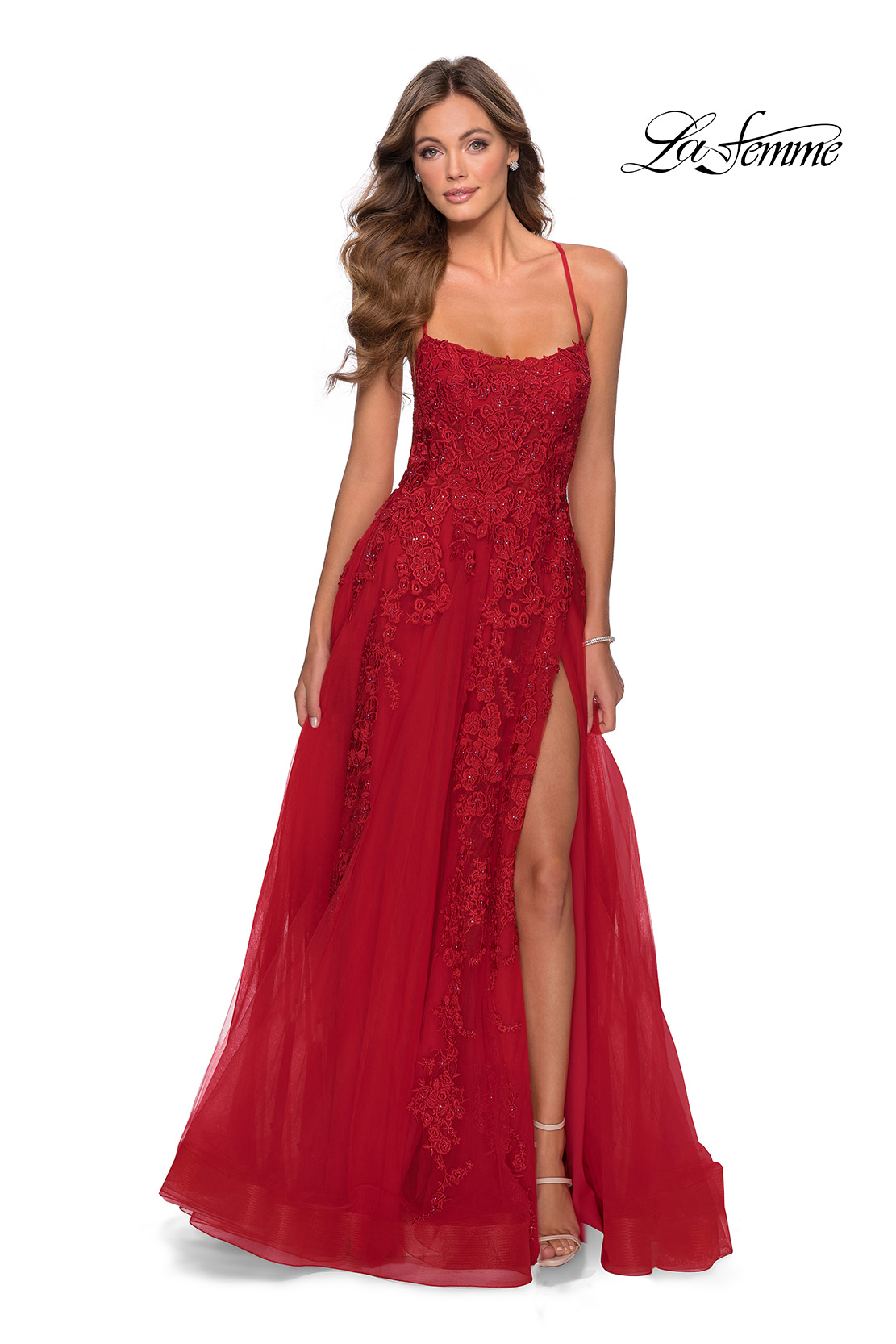 La Femme prom dresses Red
