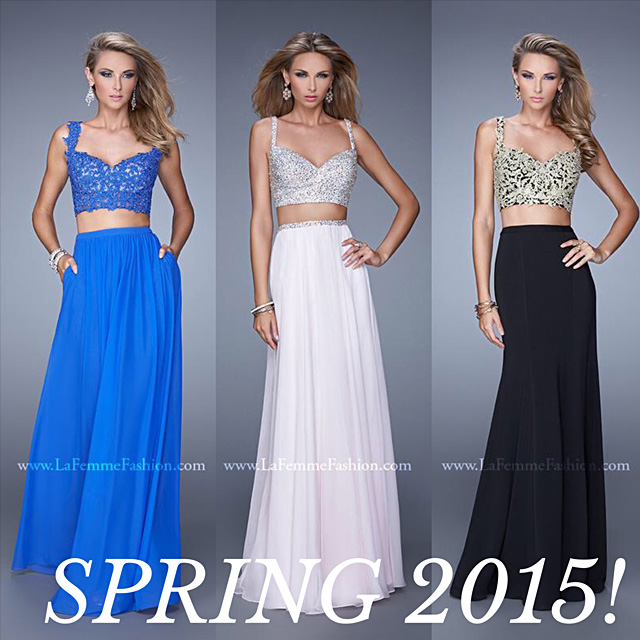 Now Debuting Our Spring 2015 Prom Line ...