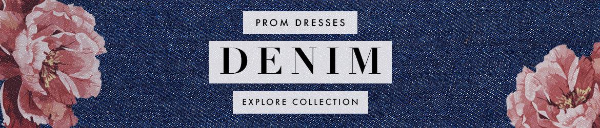 Picture of: Denim Prom Dresses