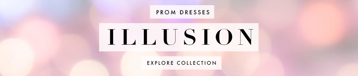 Picture of: Illusion Prom Dresses