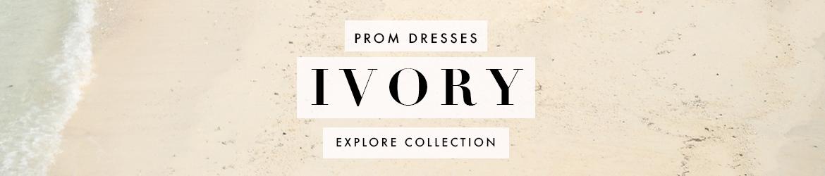 Picture of: Ivory and White Prom Dresses