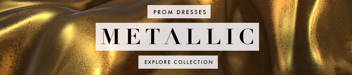 Picture of: Metallic Prom Dresses