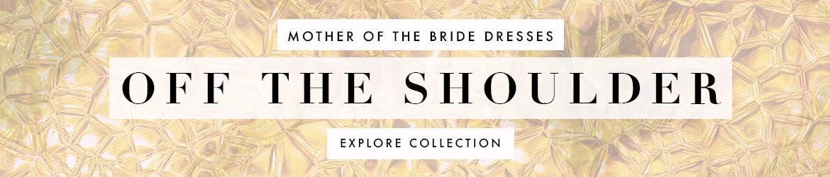 Picture of: Off the Shoulder Mother of the Bride Dresses