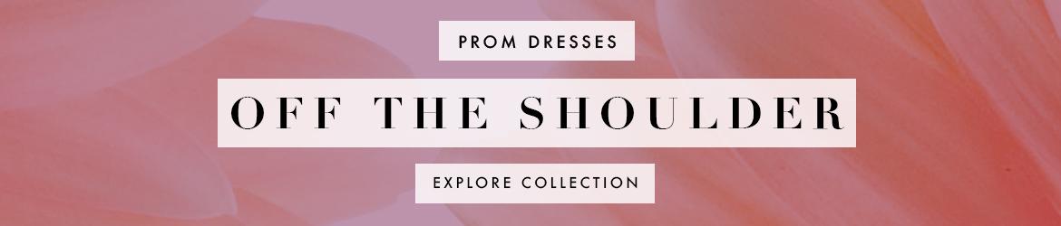 Picture of: Off the Shoulder Prom Dresses